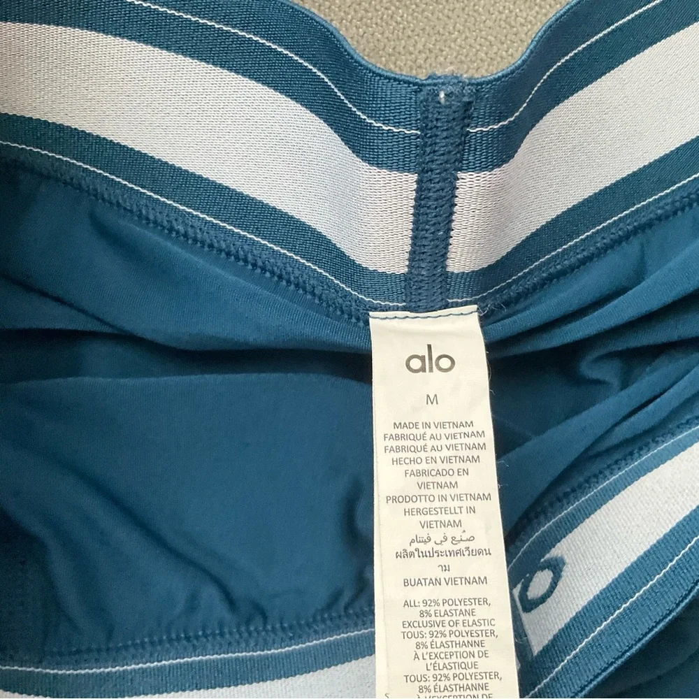 Alo Yoga Match Point Tennis Skirt Eclipse Blue M